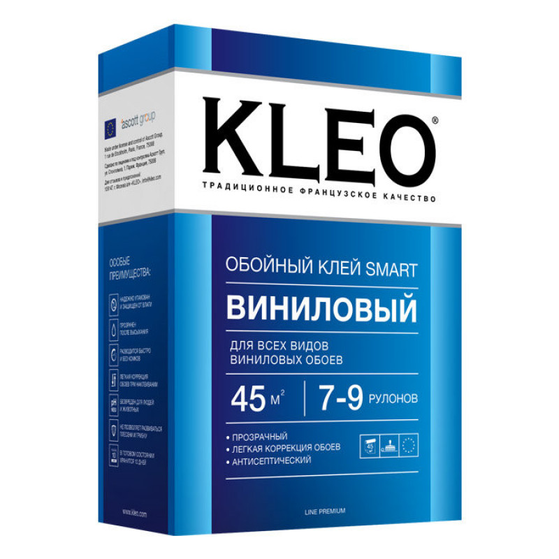 Клей обойный KLEO виниловый 7-9рул 200г