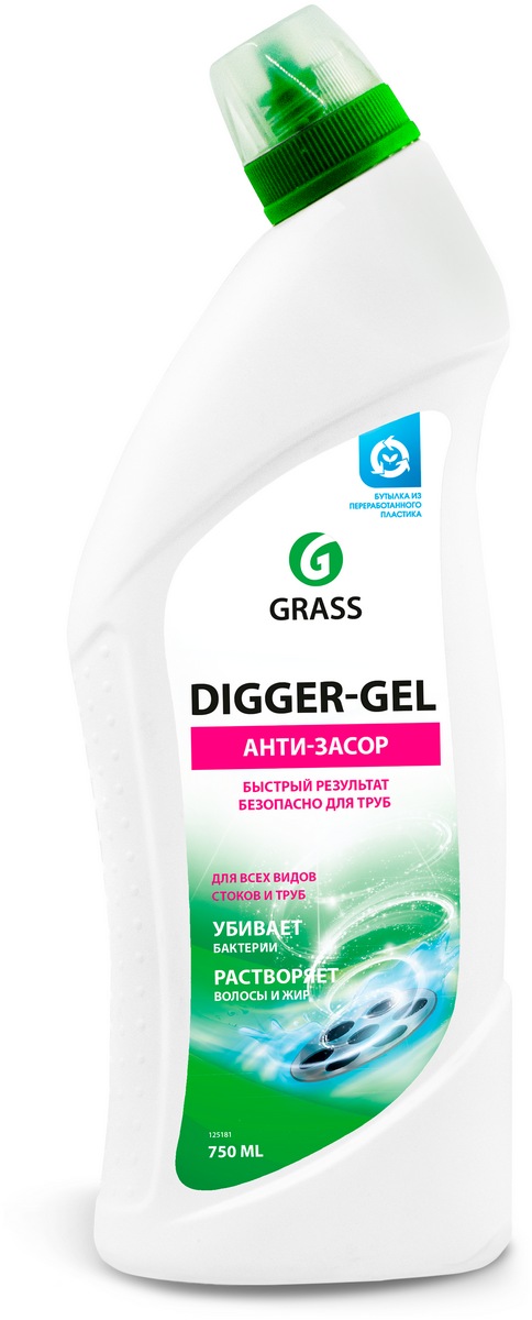 Средство для прочистки труб DIGGER-GEL 750мл