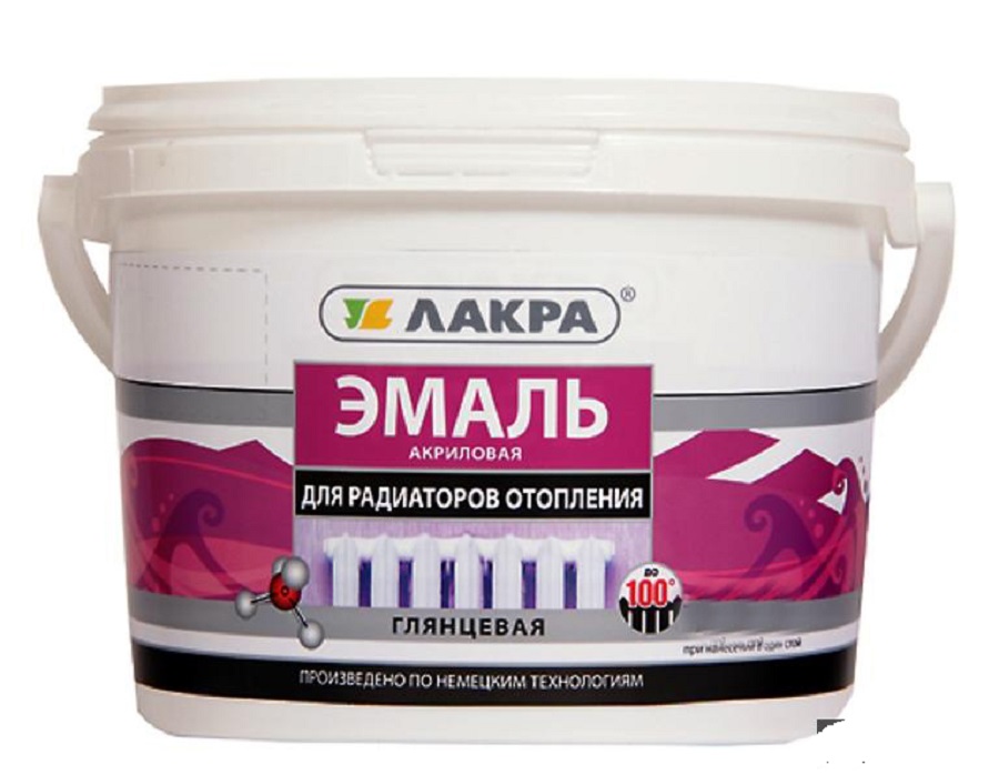 Эмаль акриловая д/радиатор.бел.полуглянец 0,8 кг/Текс