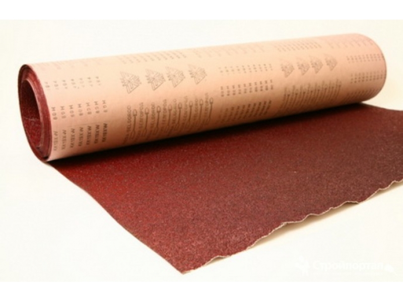 Шкурка на тканевой основе 14а 12Н (Р100) (800мм*30м) 1 м.п.