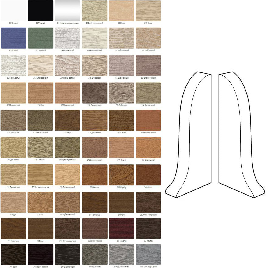 Заглушка Tarkett SD60 244 JAPANESE CHERRY